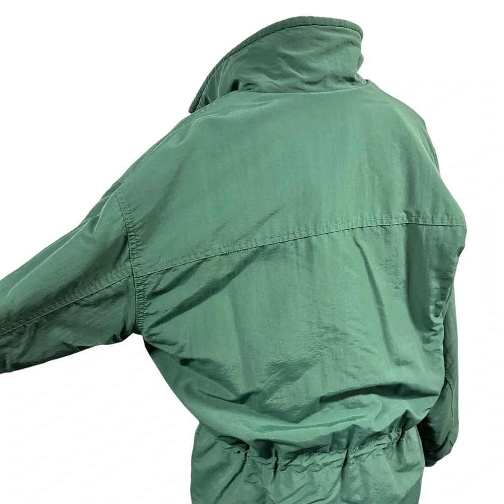MENS J. Crew Forest Green Peacoat Parka Fleece Lined Winter Coat Utility Jacket